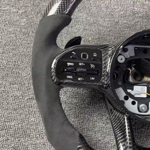 Volant en fibre de carbone personnalisé W204 pour Mercedes Benz AMG W204 W205 W211 W203 W212 W176 W213 Cla W210 W124 W177 W221 - Product Image 2