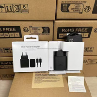 Adaptor Tipe-C EP-T4511 Asli 45W PD Pengisian Daya Super Cepat USB C Power Adapter Pengisi Daya Cepat Tipe C untuk Samsung S25 S24 Ultra