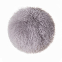 Porte-clés pompon, peluche, licorne, tendance, boule en fourrure