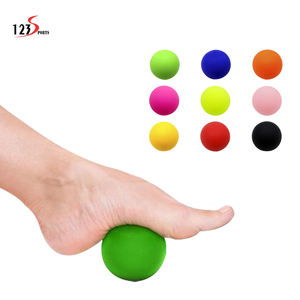 Alta calidad logotipo láser personalizado masaje duradero todo el cuerpo Yoga espalda silicona masaje bola Lacrosse bolas - Product Image 6