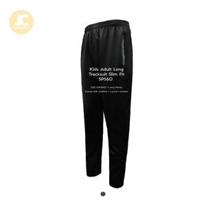 SP560 ligero niños adultos Slim Fit deportes pantalones de chándal transpirable 100% algodón Formal sólido Jogging entrenamiento chándal Bottoms - Product Image 1