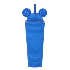 Logotipo personalizado 24oz <span class=keywords><strong>taza</strong></span> fría de plástico encantador <span class=keywords><strong>Mickey</strong></span> <span class=keywords><strong>Mouse</strong></span> oreja vaso tapa pajita lindos Vasos de cerámica agua potable para Bebidas frías - Product Image 5