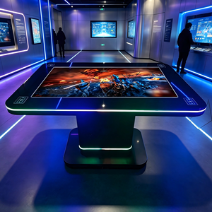 <span class=keywords><strong>Table</strong></span> tactile <span class=keywords><strong>interactive</strong></span> LCD capacitive de 32, 43, 55, 65 et 75 pouces avec charge sans fil et bande lumineuse LED - Product Image 6
