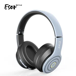 سماعات رأس Eson Style V5.0, سماعات رأسية HiFi Bass ، ستيريو ، لاسلكية ، ميكروفون مدمج ، سماعات بلوتوث خارجية بدون استخدام اليدين