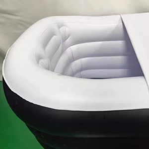 Bañera Inflable Plegable Portátil con Logotipo Personalizado para Adultos, Bañera Ovalada de PVC para Baños de Hielo, Ducha y Hidromasaje - Product Image 2