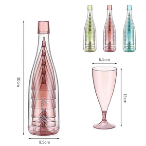 Nouveaux produits 2026 – Ensemble de verres à <span class=keywords><strong>martini</strong></span> portables en plastique pour camping, verres à margarita, verres à cocktail, gobelets vintage transparents pour l'extérieur - Product Image 1