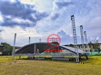Concierto al aire libre Show Event Display Truss Aluminio Spigot Truss Aluminio Stage Truss para la venta