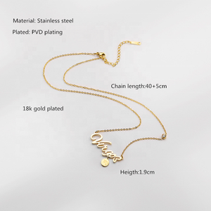 Collar con colgante de <span class=keywords><strong>horóscopo</strong></span> de oro de 18 quilates para mujer, acero inoxidable sin deslustre con 12 signos del zodiaco, abalorio de circón para fiestas - Product Image 6