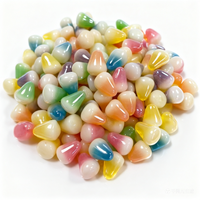Bonbons mous en gros, saveurs fruitées mélangées, bonbons gélifiés multicolores en forme d'ongles, personnalisables, halal, emballage en vrac, échantillon gratuit