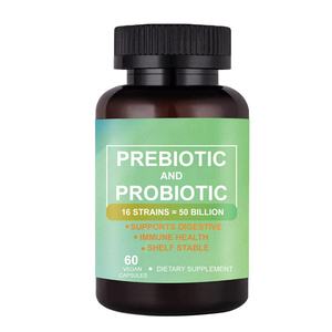 OEM Prebiotica Probiotica 60 Vegan Capsules 16 Stammen 50 Miljard CFU's Voedingssupplement Cranberry Fruit Extract - Product Image 6
