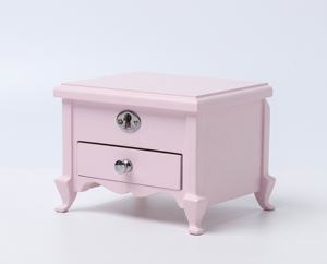 Boîte à musique en bois rose pour enfants, design personnalisé, nouvelle création, ballerine sur pied - Product Image 6