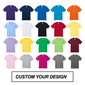 T-Shirt da <span class=keywords><strong>uomo</strong></span> Multicolor all'ingrosso in cotone Unisex 150 Gsm 100% con Logo in bianco personalizzato con Design classico di alta qualità - Product Image 2