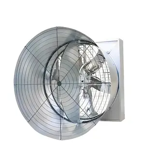 Ventilador de cone de refrigeração de ar direto da fábrica/ventilador de exaustão de ventilação industrial/ventilador de cone de borboleta para galinheiro de avicultura