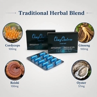 Vente chaude européenne et américaine Soin nourrissant privé Supplément à base de plantes Capsules de santé bleue pour hommes