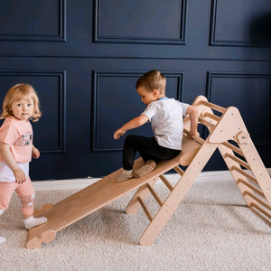 Juego de tres artículos para escalar, rampa para niños pequeños y Marco de escalada triangular Montessori, muebles de escalada, escalador - Product Image 3