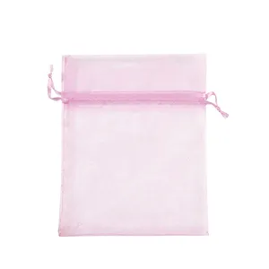 Nhà Máy bán hàng trực tiếp Organza Túi biểu tượng tùy chỉnh Organza Túi lớn trong suốt Túi Quà Tặng