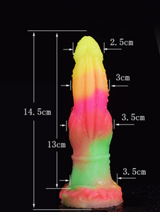 Dildo lumineux qui brille dans le noir pour femmes, ventouse puissante, télécommande, dildo vibrant, masturbation féminine, jouet sexuel pour pénis - Product Image 4