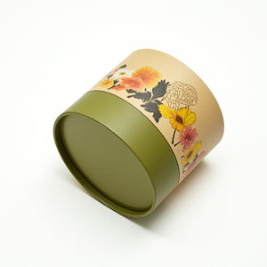 Custom Luxury Design Cylinder <b>Packaging</b> Box for Cosmetic Essential Oils Skincare Eyeliner Embossing Recyclable <b>Biodegradable</b> - Product Image 3