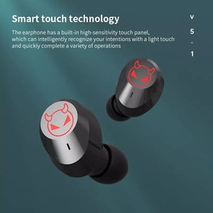 2022 xu hướng Sản phẩm nhỏ Quỷ M23 TWS Mini Earbuds với ngân hàng điện Led đèn pin M23 gương Earbuds - Product Image 4
