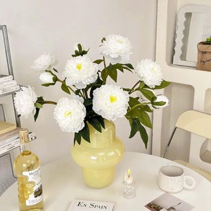 Wholesale High-end Silk <b>Artificial</b> Plant Faux Peony <b>Flower</b> Arrangement <b>for</b> Wedding Mother's Day Thanksgiving Day Home Decoration - Product Image 3