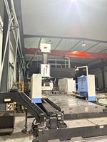 Expédition immédiate : Centre d'usinage CNC à portique 3 axes NEWAY PM2040HC BT50 2000*4000 FANUC pour usinage de moules de grande taille sur rail pneumatique