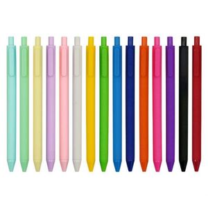 Custom Logo Give Away Stationery <b>Gifts</b> Plastic Click Rubberized Retractable Press Soft Rubber Coat Gel Ink Pen - Product Image 2