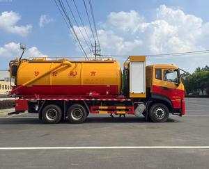 Camion d'aspiration des eaux usées Dongfeng 6*4 Euro 5 diesel pour le nettoyage municipal et le vidage des fosses septiques - Product Image 4
