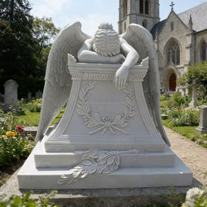 <span class=keywords><strong>Sculpture</strong></span> d'ange pleureur <span class=keywords><strong>en</strong></span> quartz sculpté à la main, taille réelle, de qualité supérieure, pour la décoration de la maison - Product Image 5