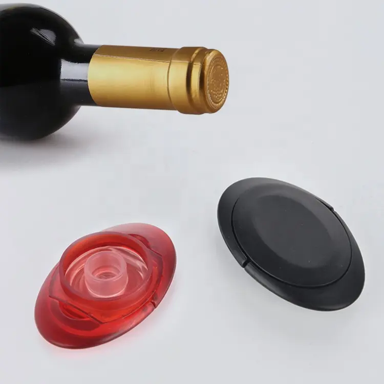 कस्टम लोगो शैम्पेन डाट प्लास्टिक शैम्पेन डाट थोक वैक्यूम शराब की बोतल डाट बार सामान