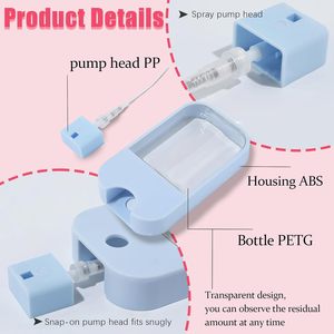 Líquido de limpieza de productos ópticos de microfibra para el cuidado de gafas Botella de PET Marco limpiador de vasos de agua - Product Image 2