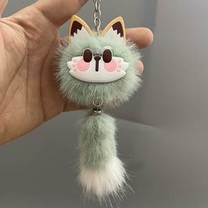 Fortune <span class=keywords><strong>chat</strong></span> en peluche <span class=keywords><strong>porte</strong></span>-clés <span class=keywords><strong>pompon</strong></span> queue <span class=keywords><strong>porte</strong></span>-clés mignon <span class=keywords><strong>porte</strong></span>-clés sac pendentif accessoire fourrure <span class=keywords><strong>chat</strong></span> chanceux <span class=keywords><strong>porte</strong></span>-clés <span class=keywords><strong>chat</strong></span> pom <span class=keywords><strong>porte</strong></span>-clés - Product Image 3