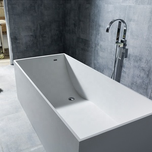 Venta al por mayor de alta calidad de pie libre piedra Artificial bañera - Product Image 4