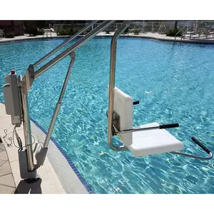 Disabled stainless steel Pool Lift with remote control Aqualift Pool Lift
