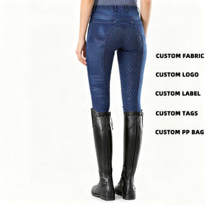 Jodhpurs en denim pour femmes ARLAN Stock Horse, tissu indien, et culottes d'équitation pour hommes <span class=keywords><strong>Ariat</strong></span> et Samshield - Product Image 2