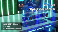 OEM 2.0CH Enceinte de jeu portable Barre de son Éclairage RVB Jeu Ordinateur PC Cinéma maison Système de son surround 20W Barre de son