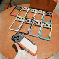 Coque Bumper Double Couleur pour iPhone 17 Pro Max 16 Pro Max 14 13 – Protection Souple en TPU + PC
