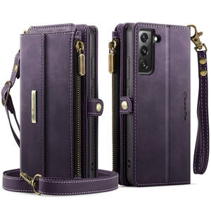 Caseme C39 Portefeuille de téléphone pour Galaxy S22/S22 + Étui porte-cartes sac à bandoulière - Product Image 1
