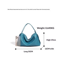 Bolso de Hombro de Cuero Genuino Minimalista Personalizado OEM para Mujer, Bolso de Mano de Cuero Versátil de Gran Capacidad para Uso Diario