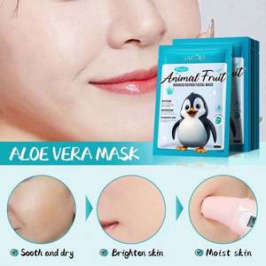 <span class=keywords><strong>Masque</strong></span> facial apaisant pour peaux sèches Nourish Repair Oem Wholesale Care Penguin Aloe Vera Nourish Repair Apaisant <span class=keywords><strong>Masque</strong></span> facial pour peaux sèches - Product Image 4