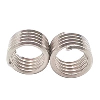 304 Stainless Steel No-Tail Metric Thread Insert-Precision Thread Reinforcement Component for Mechanical Equipment Repair