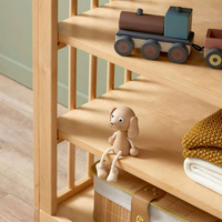 Table à langer moderne en bois avec marches pour bébé, fournitures de pépinière, meubles de garderie pour la chambre à coucher