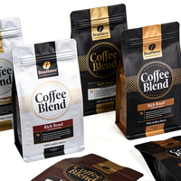 Sachet de café en papier kraft biodégradable grande capacité 1kg 2kg avec valve, compostable, barrière, à fond plat, logo personnalisé, vente en gros, pour aliments pour animaux de compagnie