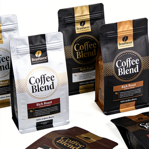 ถุงกาแฟกระดาษคราฟท์ขนาดใหญ่ 1 กก. 2 กก. พร้อมวาล์ว ปิดผนึกได้ ย่อยสลายได้ ตั้งได้ พิมพ์โลโก้ได้ ขายส่ง บรรจุภัณฑ์อาหารแบบขายส่ง - Product Image 4