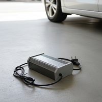 Chargeur de batterie pour vélo électrique/scooter PERSINO PCHG-A600 600W 48V 5A AC/DC, efficacité 91-93%, boucle PID numérique haute précision, PFC
