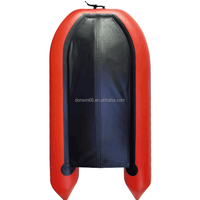 Bateau de pêche gonflable en PVC de 0,9 mm pour sports nautiques, avec design rigide anti-collision, pour les sports nautiques et l'utilisation commerciale