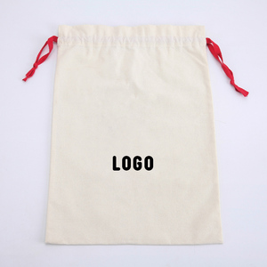 Biểu Tượng Tùy Chỉnh <span class=keywords><strong>In</strong></span> Quà Tặng Vải Bông Đôi Chuỗi Túi Xách Giày Bụi Dây Kéo Túi - Product Image 1