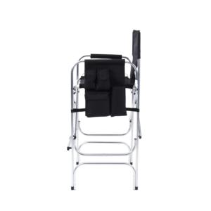 Lightweight Aluminum Frame Outdoor Customized Portable Camping Folding <b>Director</b> <b>Chair</b> With Side Panel Tray and Side Bag - Product Image 3