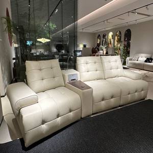 Vonliva - Juego de Sofás Seccionales de Cuero de Lujo, Estilo Moderno, Muebles para Sala de Estar con Luz - Product Image 2