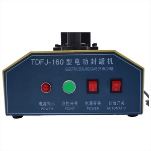 Yujun TDFJ-160 bán tự động lon đóng nắp niêm phong máy tin có thể niêm phong có thể đóng máy đóng nắp chai máy - Product Image 3