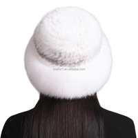 Chapeaux d'hiver pour femmes multicolores, magnifiques, en fausse fourrure de vison, chapeaux d'hiver en fausse fourrure de renard pour femmes, béret